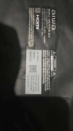 Tv smart aiwa 43 polegadas android para retirada de peças