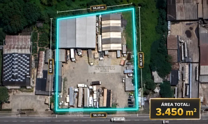Galpão Comercial/Industrial para Alugar, 3.450m² - Centro de Ouro Fino Paulista, Ribeirão