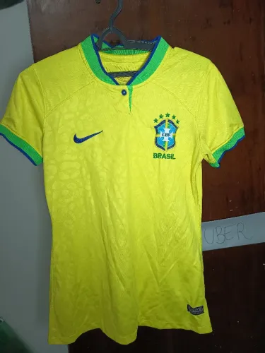 Camisa Feminina Seleção Brasil 2022 Copa do Qatar