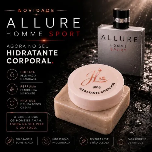 Hidratante corporal inspirado nos perfumes importados