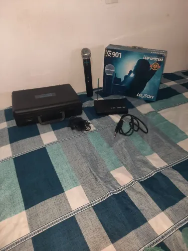 Microfone sem fio novo