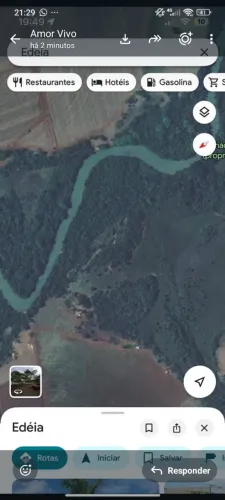 Lote na beira do rio turvo