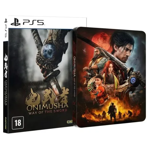 Onimusha Way of the Sword PS5 Steelbook BR Midia Fisica