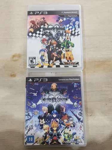 Pacote Duplo Kingdom Hearts 1.5 e 2.5 HD Remix de play 3