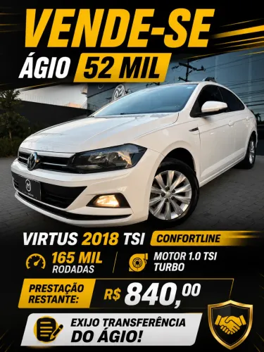 Volkswagen Virtus Comfort. 200 TSI 1.0 Flex 12V AUT 2018