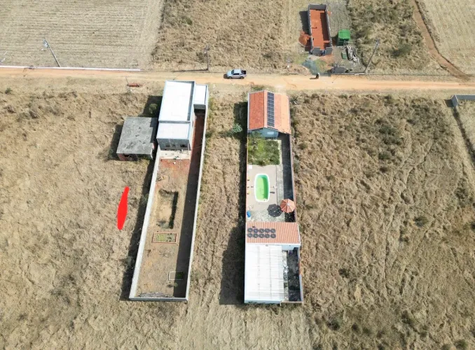 Casinha de 4 cômodos 500 metros