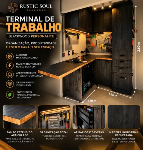 Terminal de trabalho  Blackwood Personalite 