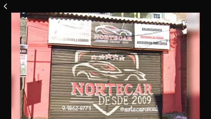 Ponto de borracharia com reforma de rodas