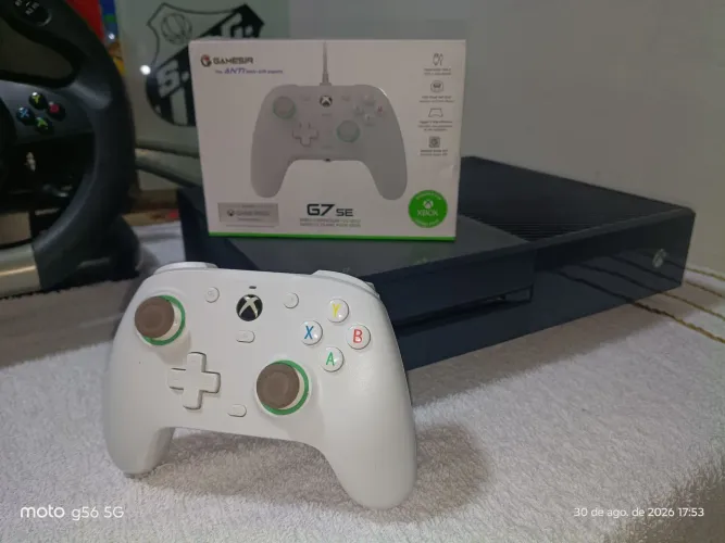 Xbox one + Gamesir G7 se + Volante e pedal PXN.