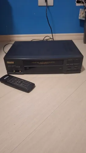 Videocassete Philco 4 Cabeças - Funcionando Perfeitamente