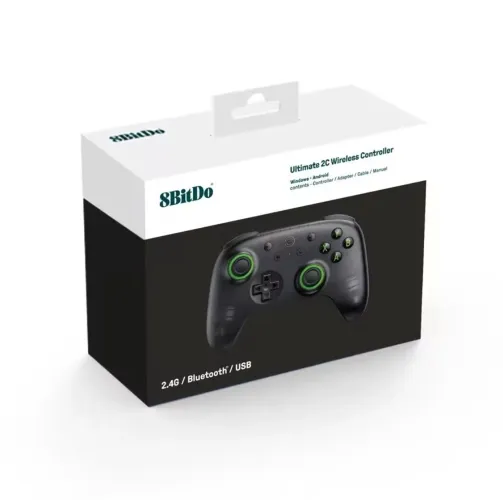 Controle Original 8bitdo Ultimate 2C Wireless Controller PC, Windows / Android - Preto