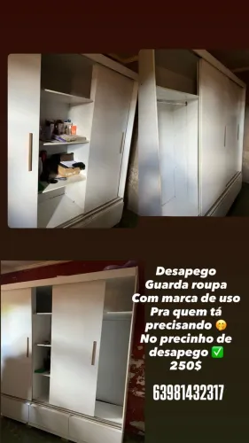 Quarda roupa por apenas 300,00