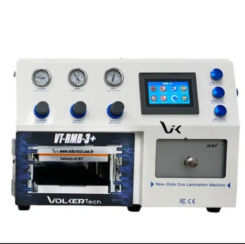 Máquina laminadora e tira bolha completa com bomba de vácuo e compressor