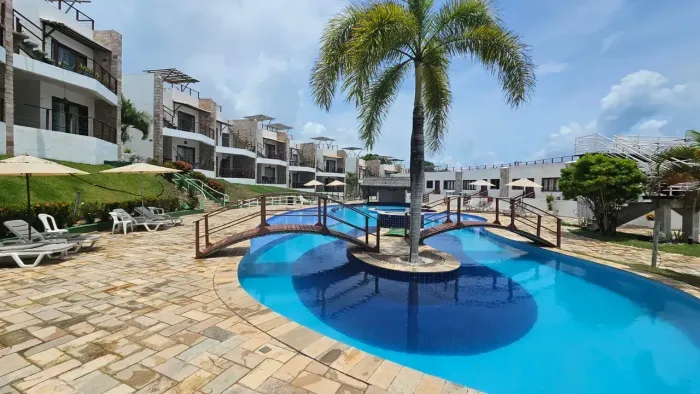 Lindo Apartamento 2/4 Mobiliado No Condomínio Brisas Do Amor - Pipa
