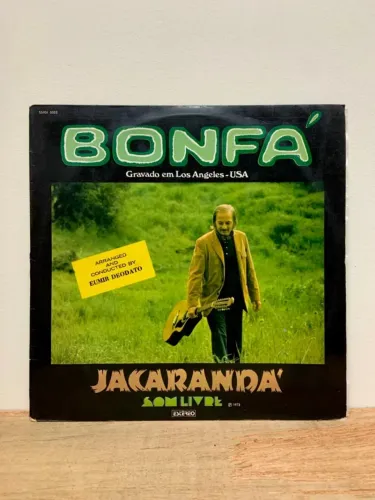 Vinil LP Luiz Bonfá - Jacarandá - Som Livre - 1973