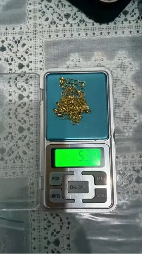 Cordão elo português feminino em ouro 18k