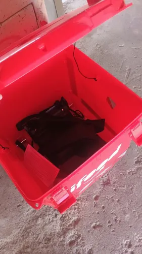 Baú para Moto Novo + Suporte e Catraca - Fácil Instalação