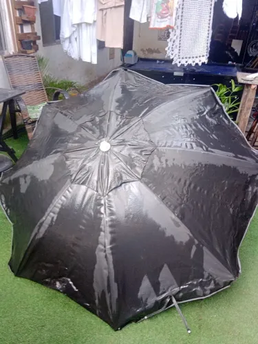 Ombrelone guarda sol, grande estrutura em aluminio