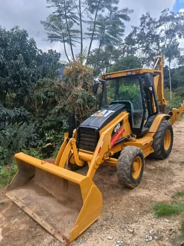 Retroescavadeira Caterpillar 416d 4x4 ano 2006 motor alternador ar óleo e filtro tudo novo