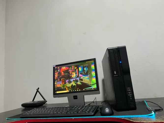Pc Gamer Completo / FX-6100 / 8GB / GeForce 210 / SSD+HD / Monitor Led
