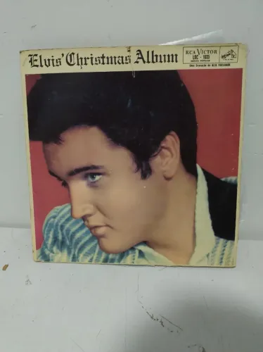 Disco Vinil Rock Pop Elvis Presley Christmas Álbum Raro