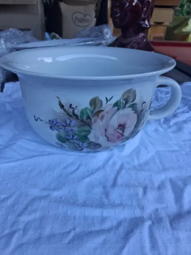 Urinol de porcelana Paraná pintado a mão