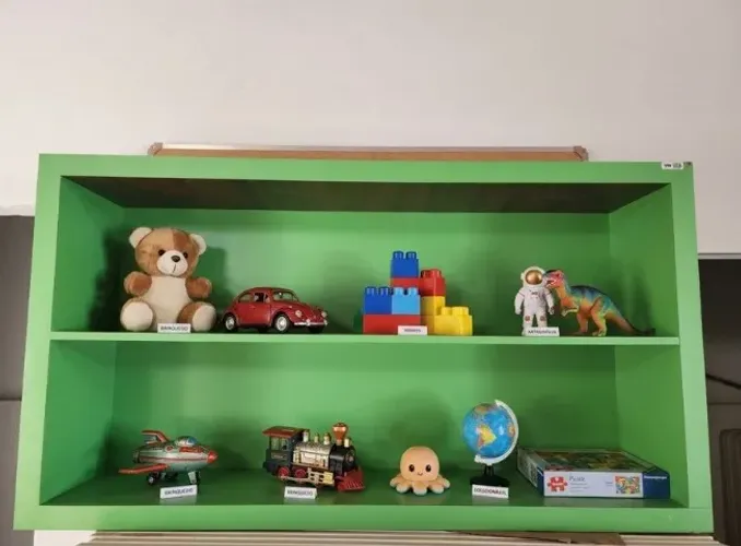 Estante Nicho Verde - Decoração