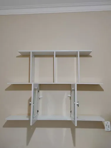 Jogo de Quarto Completo - MDF Branco