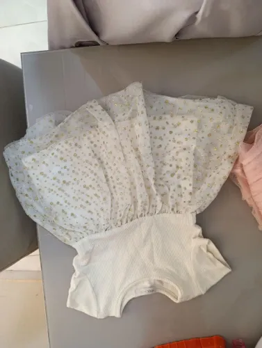 Vestido Tule Bege