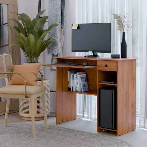 Mesa de computador MARROM 90cm NOVO promoção