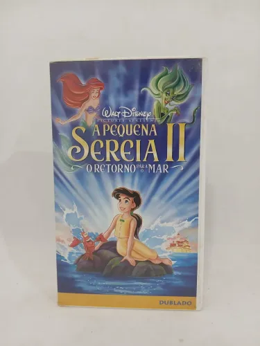 Fita VHS Walt Disney A Pequena Sereia 2 original
