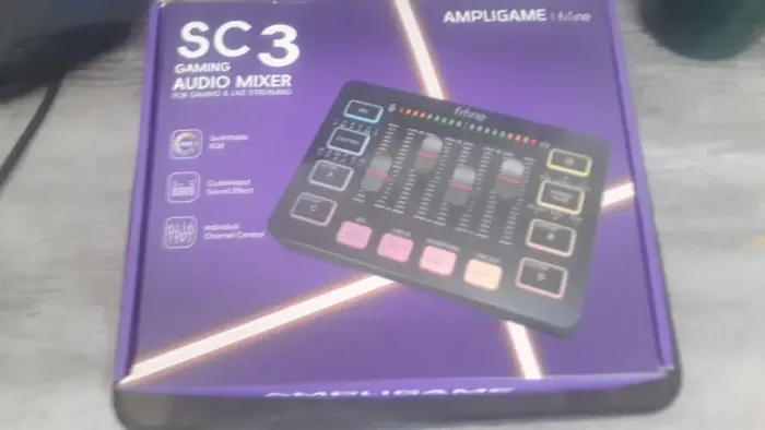 Fifine SC3 Mixer de áudio