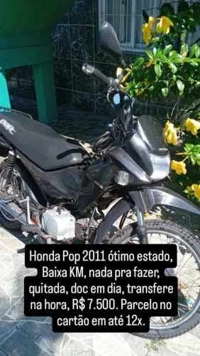 Moto aHonda POP
