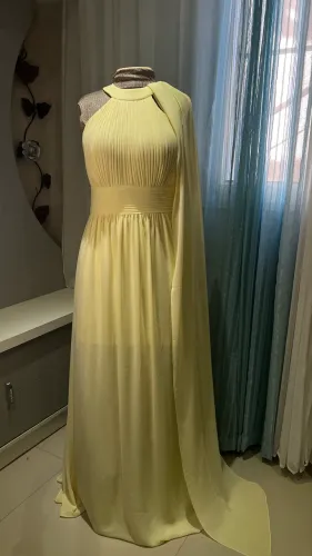 VESTIDO DE FESTA AMARELO CANDY, MADRINHAS, CONVIDADAS, MÃE, DEBUTANTE