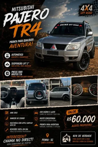 Mitsubishi Pajero TR4 2.0/ 2.0 Flex 16V 4X4 Aut. 2012