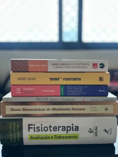 Coleção de Livros de Fisioterapia - Estado de Novo - Manole, Neurologia, Pediatria e mais