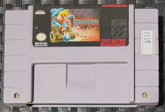 Incantation Original SNES Super Nintendo Relabel Frente e Verso