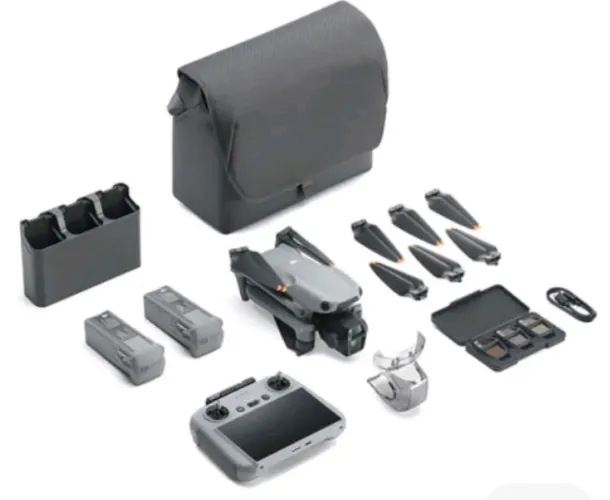 Drone DJI AIR 3 S combo fly more controle de tela LACRADO IMAGENS PROFISSIONAIS 