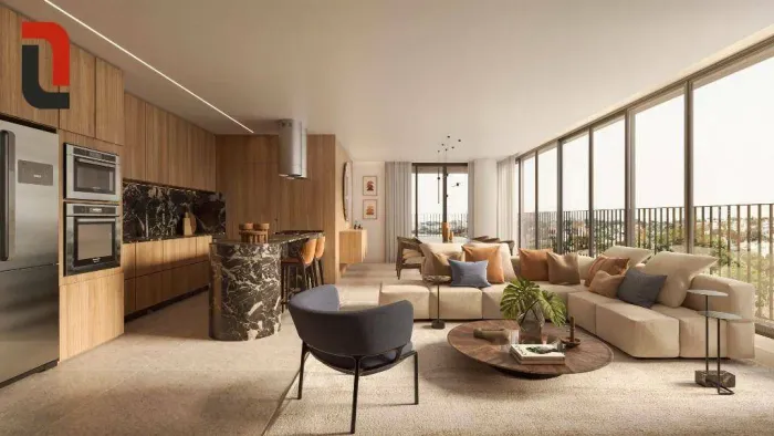 Mirari Apartamento 93m² 2 quartos, sacada gourmet e 1 vaga no Ahú