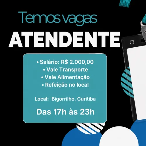 Atendente - Pizzaria Delivery