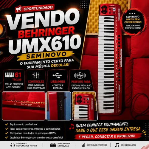 Controlador Behringer umx610