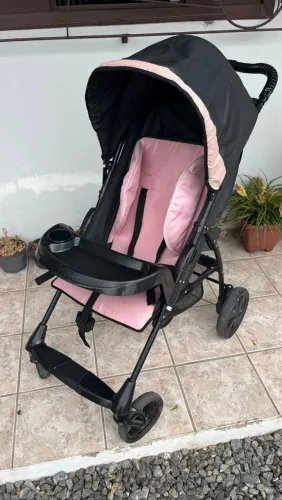Carrinho bebê Galzerano Rosa