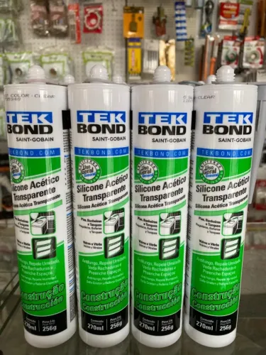 Promoção! Silicone acético incolor Tek Bond 256g. De R$ 29,90 por apenas R$ 19,00