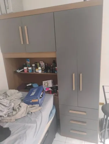 GUARDA ROUPA COM CAMA BOX BAÚ