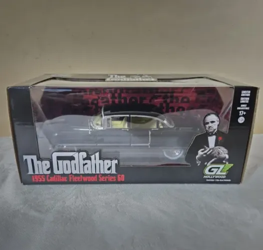 Miniatura Cadillac Fleetwood 1955 O Poderoso Chefão The Godfather 1/24 Greenlight