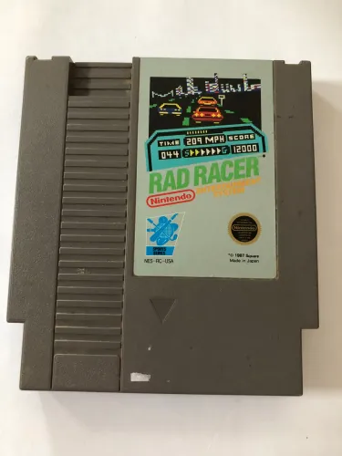 CARTUCHO RAD RACER NINTENDO ORIGINAL