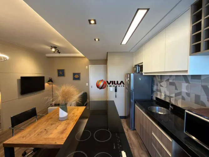 Apartamento com 1 dormitório para alugar, 48 m² por R$ 4.134,00/mês - Santo Antônio - Amer