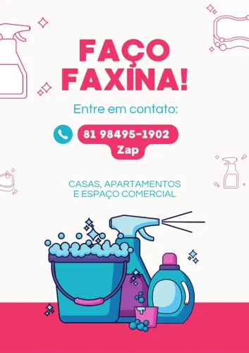 Trabalho como faxineira