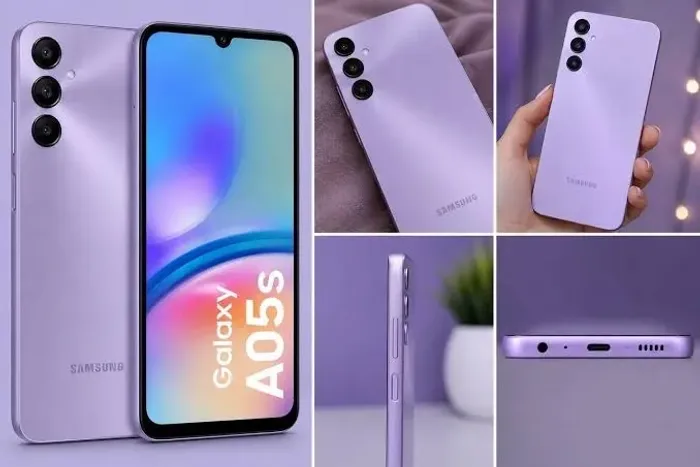 celular galaxy a05s lilás