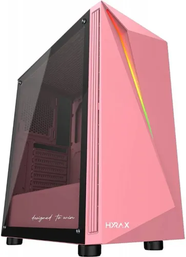 Gabinete Gamer Motospeed Hyrax Atx Rosa